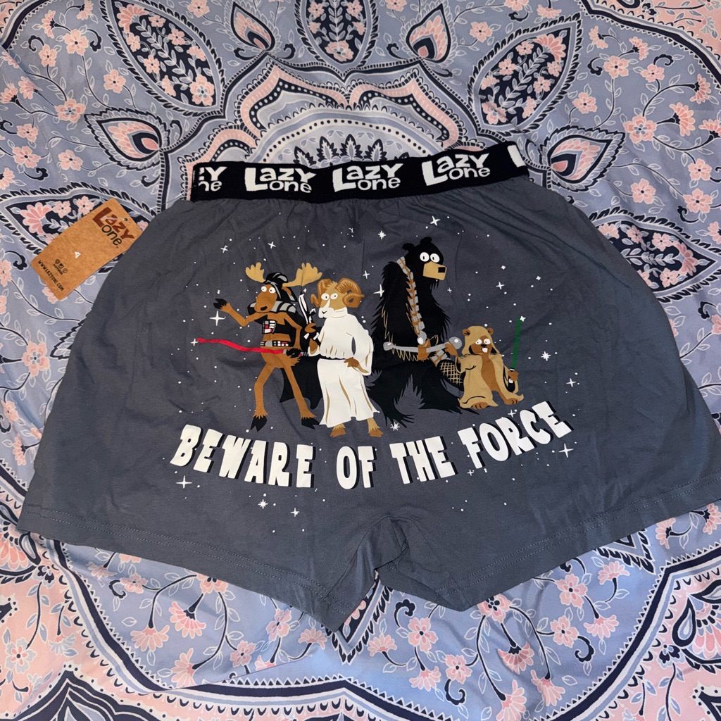 Lazy One Star Wars Themed Boxer Shorts (M)